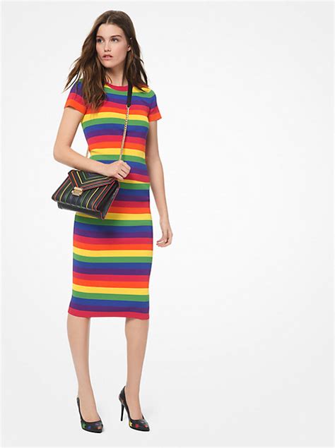 michael kors whitney large rainbow striped shoulder bag replica|michael kors where to buy.